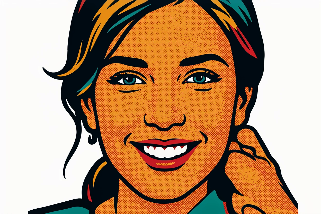 Exemple de tableau personnalis&eacute; style Pop Art 